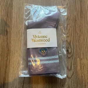 Vivienne Westwood Women Purple and White Socks